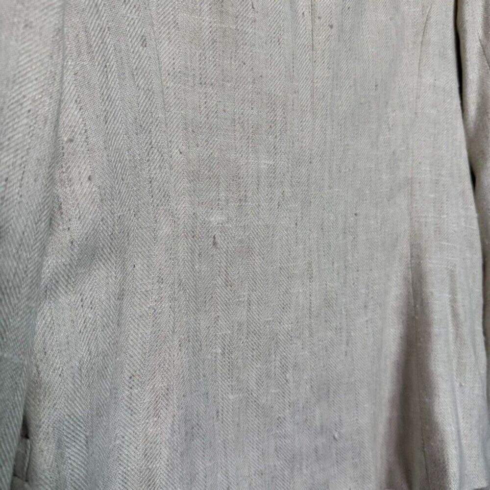 Vintage The Villager Blazer Women 10 Cream Pockets Button Union Made in The USA - Picture 8 of 9